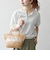 SHIPS any:〈接触冷感/手洗い可能〉ビジュー ヘンリーネック ニット プルオーバー