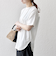 《一部追加予約》SHIPS any:〈接触冷感/汗染み防止加工/洗濯機可能〉スリット ルーズ チュニック TEE