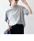 《一部追加予約》SHIPS any:〈接触冷感/汗染み防止加工/洗濯機可能〉スリット ルーズ チュニック TEE