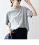 《一部追加予約》SHIPS any:〈接触冷感/汗染み防止加工/洗濯機可能〉スリット ルーズ チュニック TEE