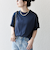 《一部追加予約》SHIPS any:〈接触冷感/汗染み防止加工/洗濯機可能〉スリット ルーズ チュニック TEE