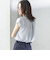 〈手洗い可能〉タック タイ フレンチ スリーブ ブラウス
