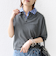 【WEB限定】〈手洗い可能〉ダブルカラー ショート スリーブ ポロ