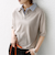 【WEB限定】〈手洗い可能〉ダブルカラー ショート スリーブ ポロ