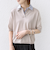 【WEB限定】〈手洗い可能〉ダブルカラー ショート スリーブ ポロ