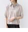 【WEB限定】〈手洗い可能〉ダブルカラー ショート スリーブ ポロ