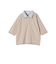【WEB限定】〈手洗い可能〉ダブルカラー ショート スリーブ ポロ