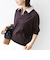【WEB限定】〈手洗い可能〉ダブルカラー ショート スリーブ ポロ