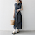 SHIPS any:〈洗濯機可能〉オックス ステッチ ノースリーブ シャツ ワンピース