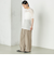 Wai＋:〈手洗い可能〉クリンクル シアー ショート スリーブ プルオーバー