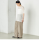 Wai＋:〈手洗い可能〉クリンクル シアー ショート スリーブ プルオーバー