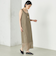 Wai＋:〈手洗い可能〉オーガンジー ノースリーブ 2WAY ワンピース