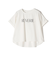 SHIPS Colors:〈接触冷感・手洗い可能〉フロッキー ロゴ ドルマン Tシャツ◇