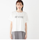SHIPS Colors:〈接触冷感・手洗い可能〉フロッキー ロゴ ドルマン Tシャツ◇