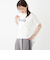 SHIPS Colors:〈接触冷感・手洗い可能〉フロッキー ロゴ ドルマン Tシャツ◇
