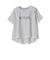 SHIPS Colors:〈接触冷感・手洗い可能〉フロッキー ロゴ ドルマン Tシャツ◇