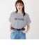 SHIPS Colors:〈接触冷感・手洗い可能〉フロッキー ロゴ ドルマン Tシャツ◇