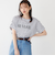 SHIPS Colors:〈接触冷感・手洗い可能〉フロッキー ロゴ ドルマン Tシャツ◇