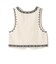 Fanaka:〈手洗い可能〉刺繍 ベスト