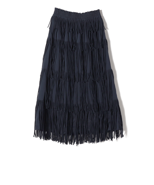 crinkle crinkle crinkle フリンジ ロングスカート