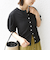 【WEB限定】〈手洗い可能〉バンピー シャーリング 5分袖 カーディガン