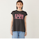 SHIPS Colors:〈接触冷感・UVカット〉フレンチスリーブ ロゴ Tシャツ◇