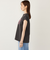 SHIPS Colors:〈接触冷感・UVカット〉フレンチスリーブ ロゴ Tシャツ◇