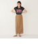 SHIPS Colors:〈接触冷感・UVカット〉フレンチスリーブ ロゴ Tシャツ◇