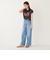 SHIPS Colors:〈接触冷感・UVカット〉フレンチスリーブ ロゴ Tシャツ◇