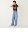 SHIPS Colors:〈接触冷感・UVカット〉フレンチスリーブ ロゴ Tシャツ◇