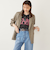 SHIPS Colors:〈接触冷感・UVカット〉フレンチスリーブ ロゴ Tシャツ◇
