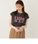 SHIPS Colors:〈接触冷感・UVカット〉フレンチスリーブ ロゴ Tシャツ◇