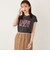 SHIPS Colors:〈接触冷感・UVカット〉フレンチスリーブ ロゴ Tシャツ◇