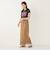 SHIPS Colors:〈接触冷感・UVカット〉フレンチスリーブ ロゴ Tシャツ◇