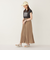 SHIPS Colors:〈接触冷感・UVカット〉フレンチスリーブ ロゴ Tシャツ◇