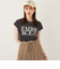SHIPS Colors:〈接触冷感・UVカット〉フレンチスリーブ ロゴ Tシャツ◇