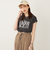 SHIPS Colors:〈接触冷感・UVカット〉フレンチスリーブ ロゴ Tシャツ◇