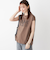 SHIPS Colors:〈接触冷感・UVカット〉フレンチスリーブ ロゴ Tシャツ◇