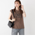 SHIPS Colors:〈接触冷感・UVカット〉フレンチスリーブ ロゴ Tシャツ◇