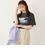 SHIPS Colors:〈接触冷感・UVカット〉サンセット フォト Tシャツ◇