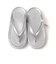 TAW&TOE: Flip Flop トング サンダル （シルバー）