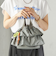 【WEB限定】チャーム 付き フリル 巾着 ショルダー