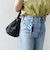 【WEB限定】チャーム 付き フリル 巾着 ショルダー