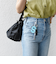 【WEB限定】チャーム 付き フリル 巾着 ショルダー