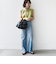 【WEB限定】チャーム 付き フリル 巾着 ショルダー