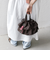 《一部追加予約》【WEB限定】チャーム 付き フリル 巾着 ショルダー