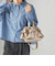 【WEB限定】チャーム 付き フリル 巾着 ショルダー
