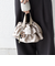 《一部追加予約》【WEB限定】チャーム 付き フリル 巾着 ショルダー