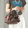 【WEB限定】チャーム 付き フリル 巾着 ショルダー