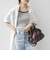 《一部追加予約》【WEB限定】チャーム 付き フリル 巾着 ショルダー